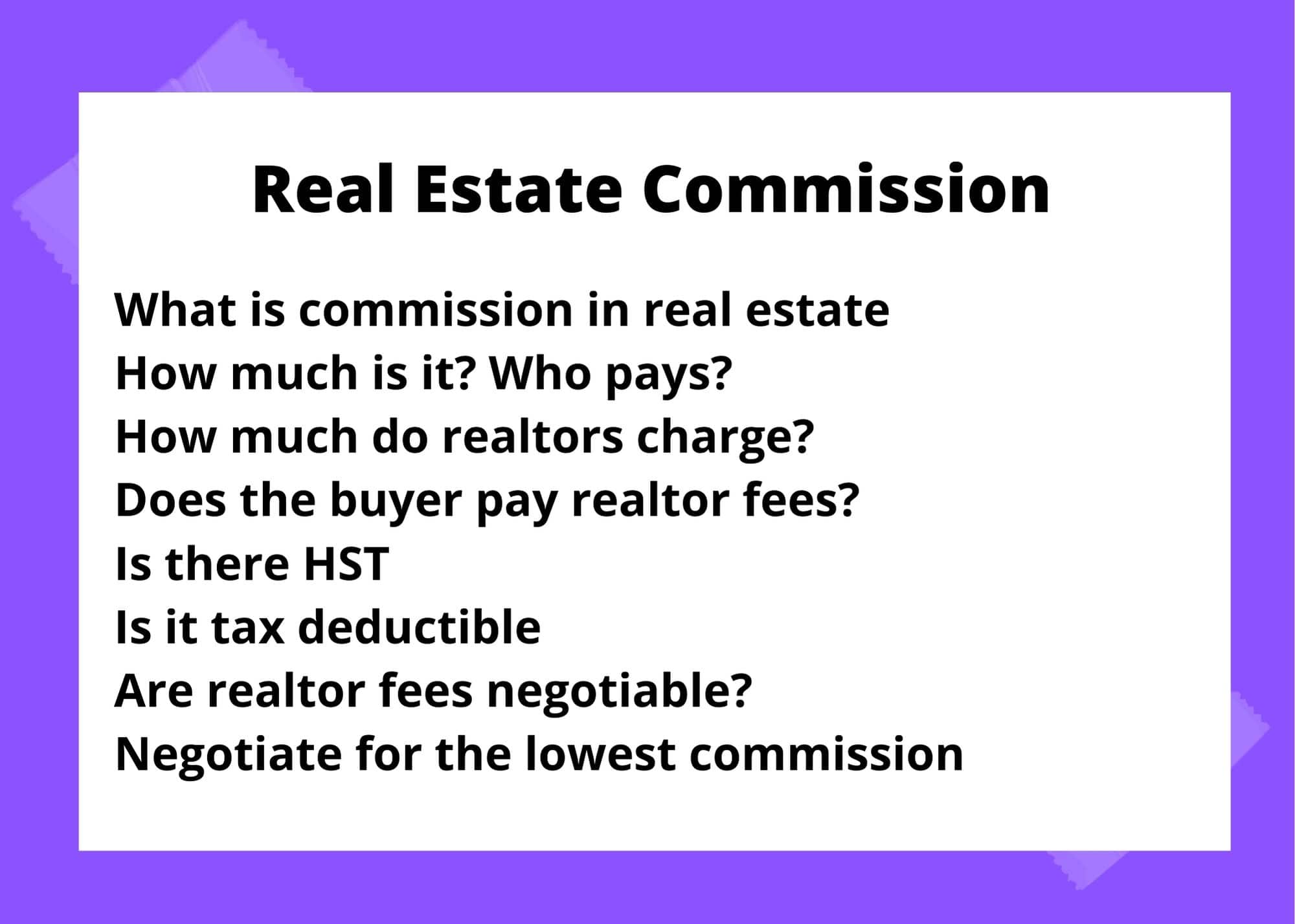 Realsav Commission in Real Estate Complete Q&A